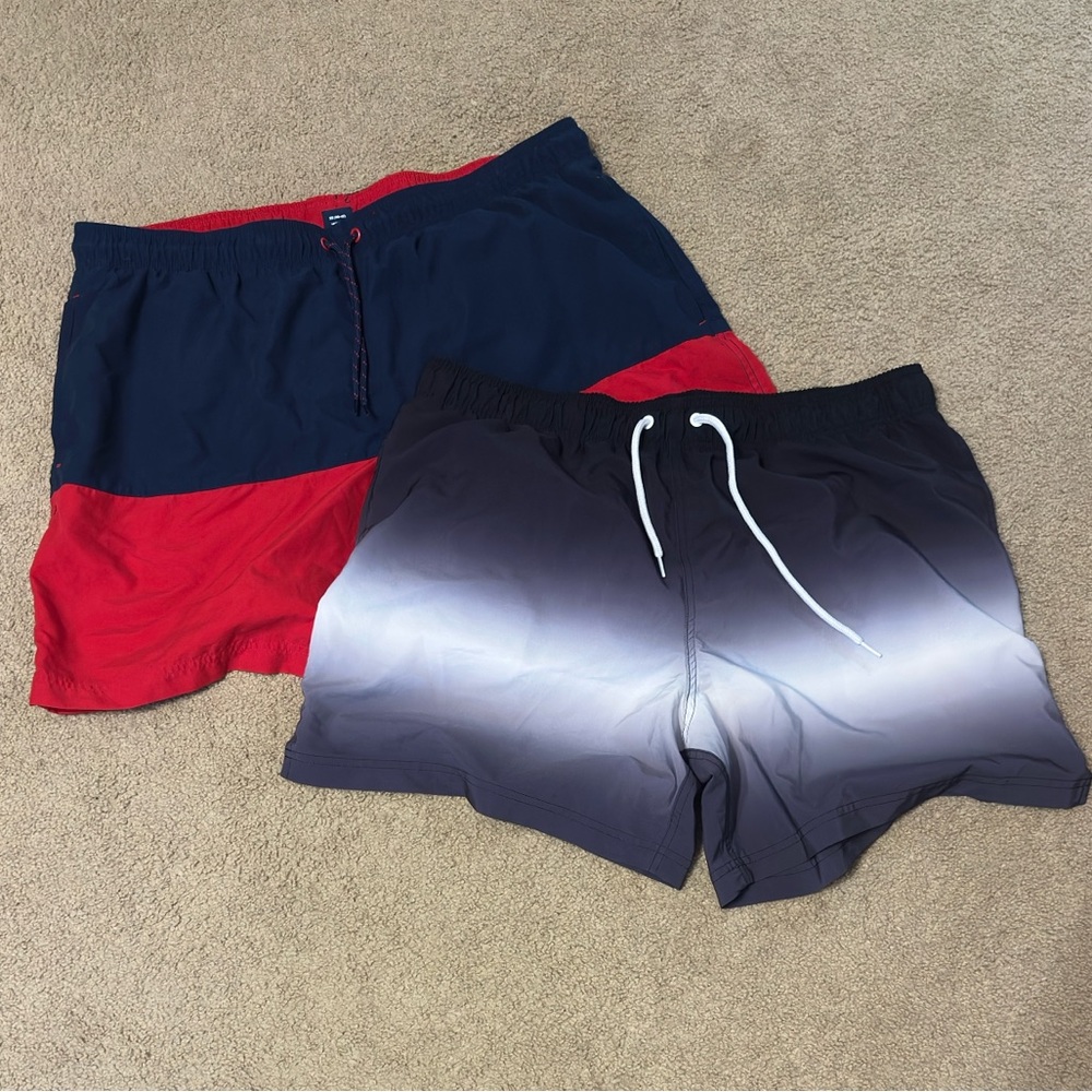 Men’s bundle of 2 pair swim shorts size XL